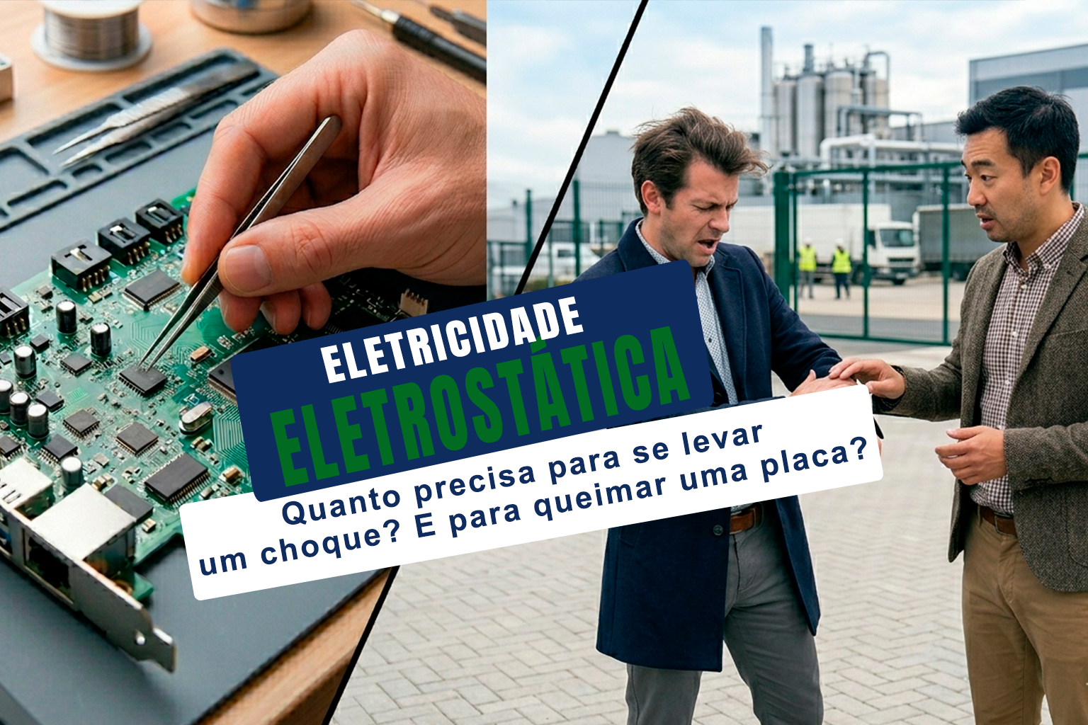 Quanto precisa para se levar um choque? E para queimar uma placa?